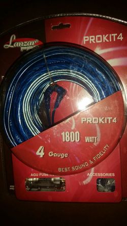 New 4 gauge amp kit