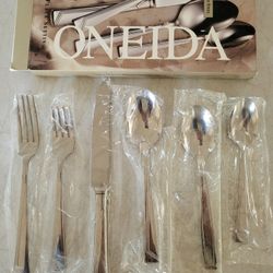 Brand New Oneida Community 5 Pc Serving Set 
