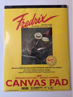 Medium Texture Artist Canvas Pad