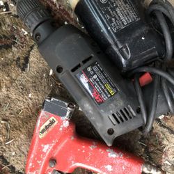 Black Decker Skill Drills  Nail Gun Corded Lot 