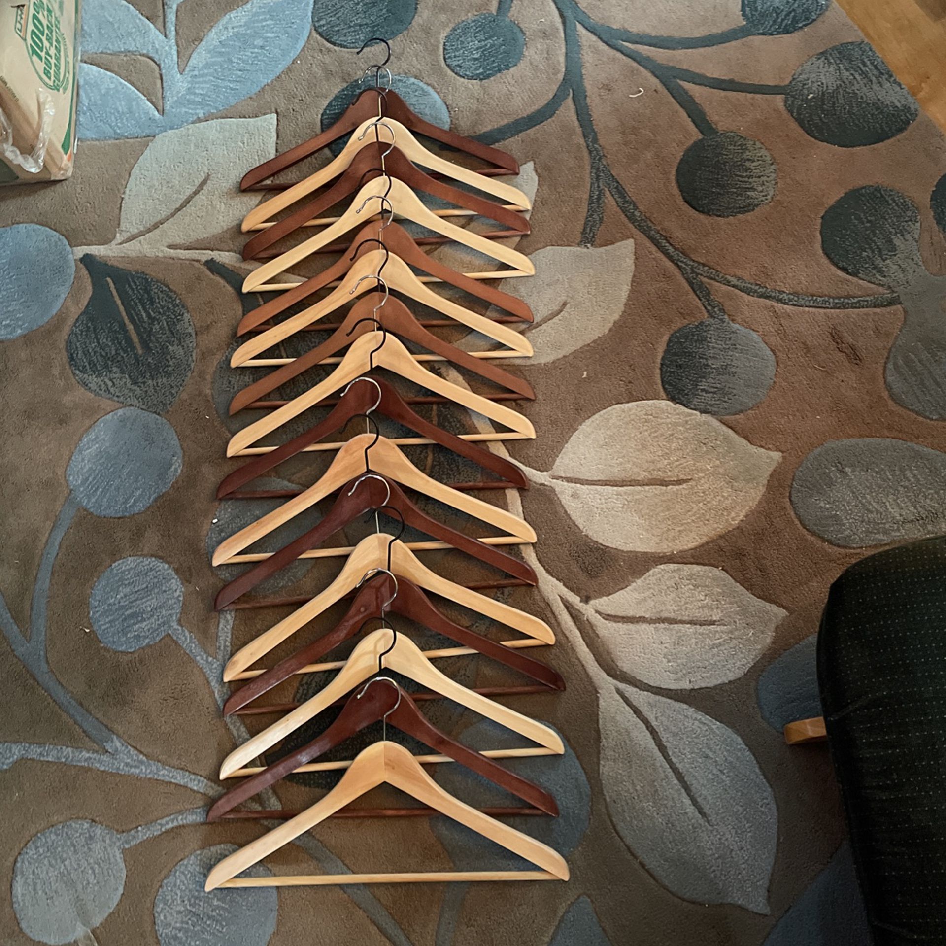 16  Wood Hangers