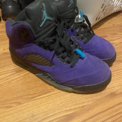 purple jordan 5s , text prices 