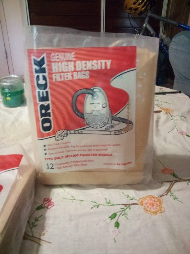 Oreck Genuine High Density Filter Bags For MC 1000 Canister Models