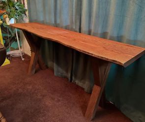 Live Edge Console Table – One of a Kind Piece