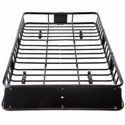44" to 64” Universal Roof Rack Car Top Luggage Holder Carrier Basket SUV