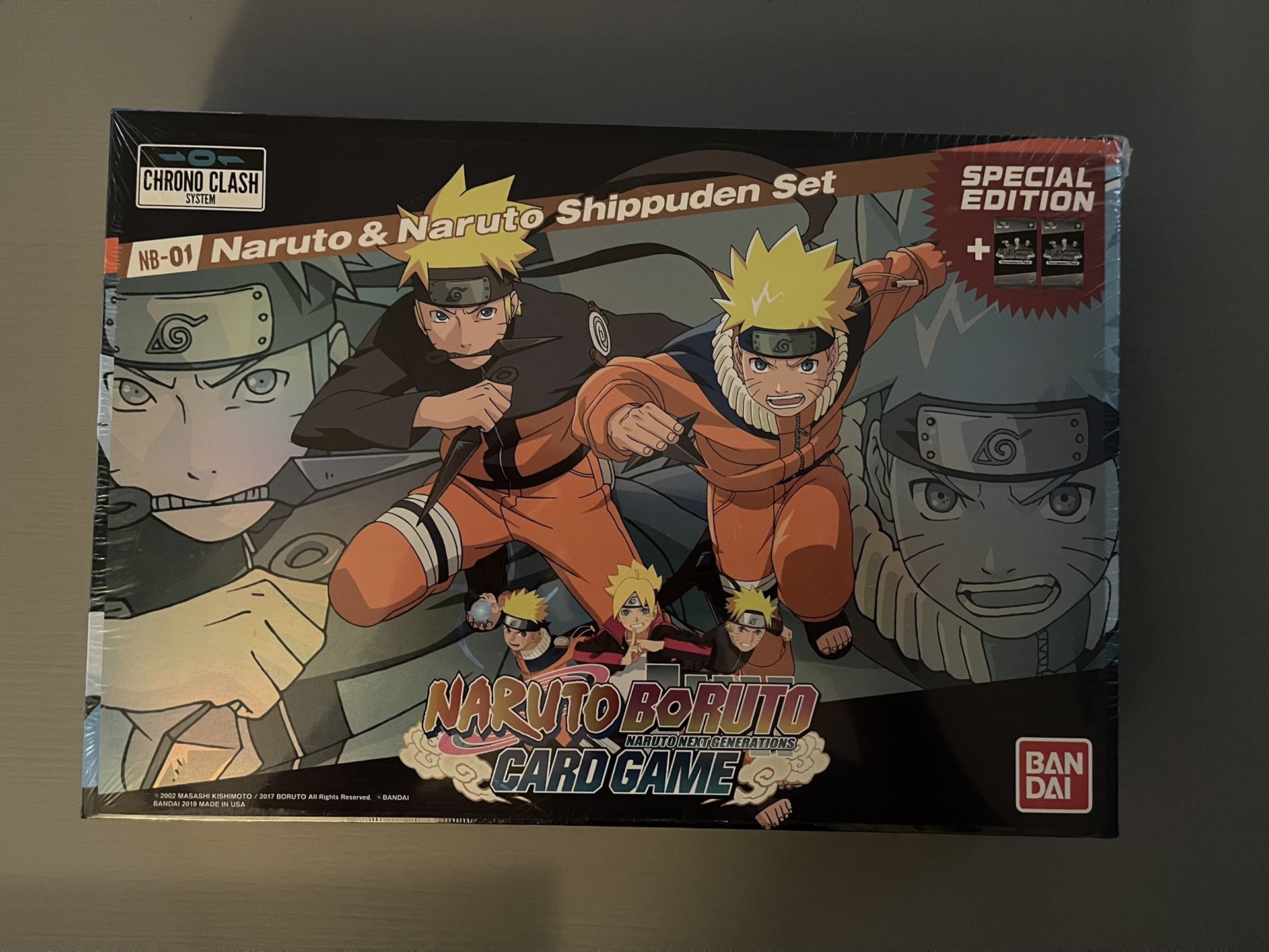 Chrono Clash NB-01 Naruto Boruto Next Generations Card Game Special Edition  Set