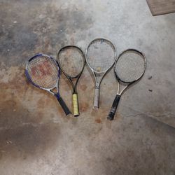 4 Tenis Rackets