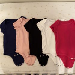 First Impressions 5-pack Baby Onesies Bodysuits 