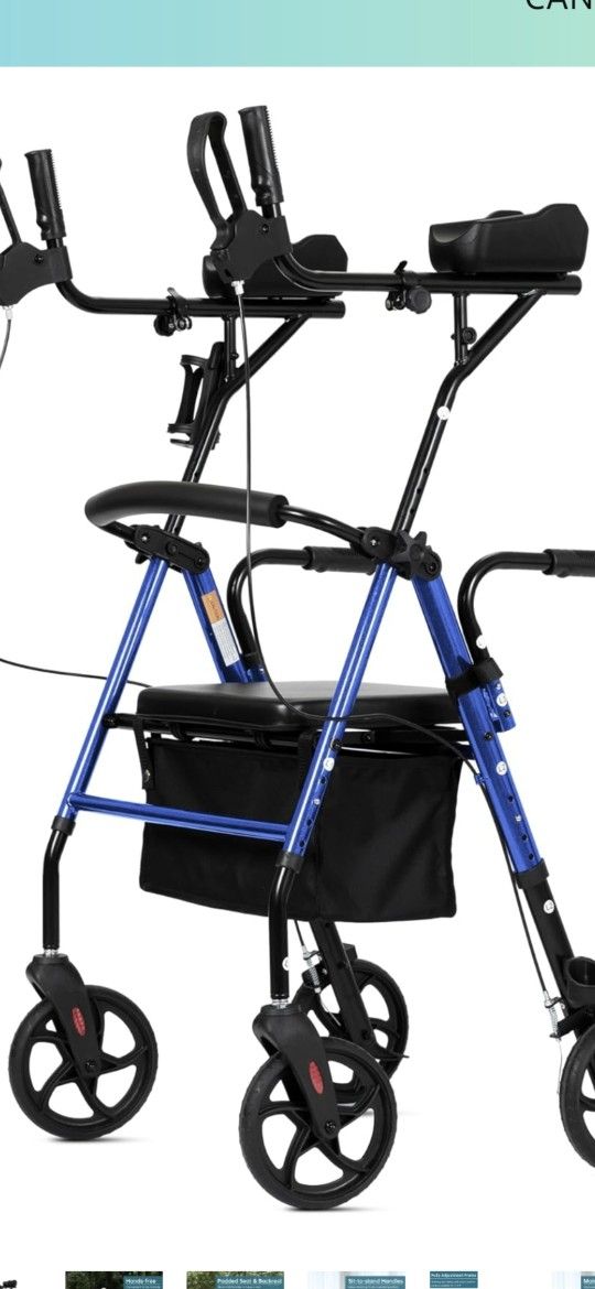 Upright Rollator Walker