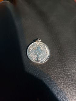 Silver 1st communion charm/pendent