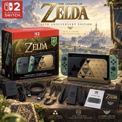 Nintendo Switch 2 Zelda Edition Console