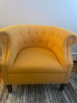 Beautiful  Vivid Yellow Chair