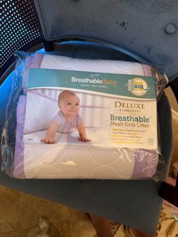 Mesh crib liner