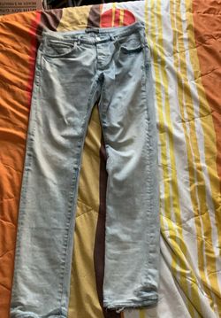 Purple Brand P001 Light Wash Slim Fit Jeans Men’s Size 36 Designer Denim