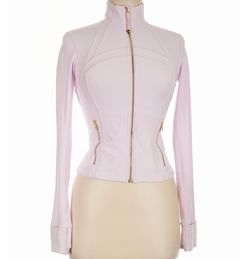 Lululemon Light Pink Jacket and Leggings Set Size 4
