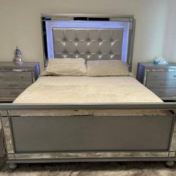 Eastern King  LED Bed -MUST GO TODAY-BEST  OFFER