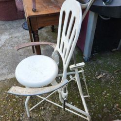 Antique  Dental Chair 1900 Halloween  Prop!