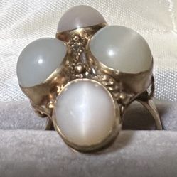 14k Vintage Cat ‘s Eye Ring