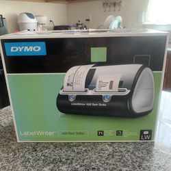 DYMO 450 Twin Turbo Thermal Label Printer - Only 64 Labels Printed 