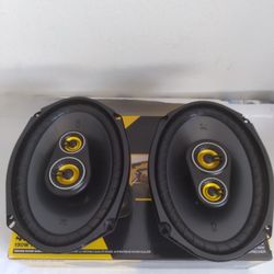 KICKER 1 PAIR 6×9 3 WAY 450 WATTS CAR SPEAKER BRAND NEW 