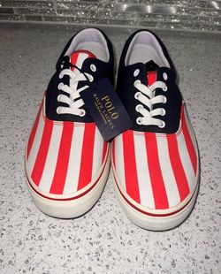 New Polo shoes men’s size 10. USA 4th of July