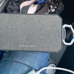 Solgaard Portable Bluetooth Speaker Solar Powered 