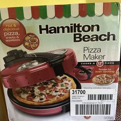 Pizza maker Hamilton Beach brand new