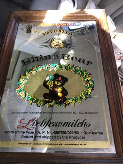 Bar Mirror “Rhine Bear”