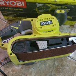 RYOBI 6 Amp Corded 3 in. x 18 in. Portable Belt Sander