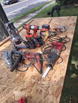 Mixed Lot of Used Power Tools
