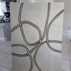 Silver Rocks Canvas Wall Art