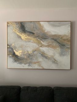 Stunning big picture with gold accents