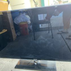 Samsung LED TV STYLE No UN46D6420 Good Used Work Fine With External Speaker 