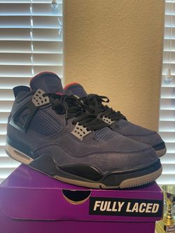 Jordan 4 winterized loyal blue worn size 12