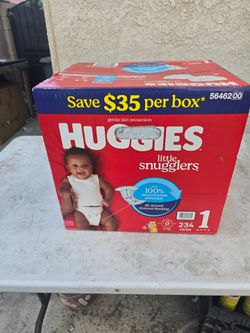 Huggies Little Snugglers Size 1 Diapers 234 Count