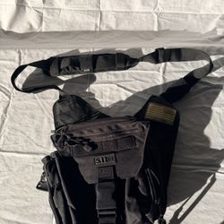 5.11 Tactical Sling Backpack Black MOLLE EDC Chest Pack Shoulder Bag 
