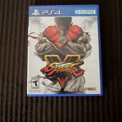 Street Fighter V video game for the PlayStation 4 console.     