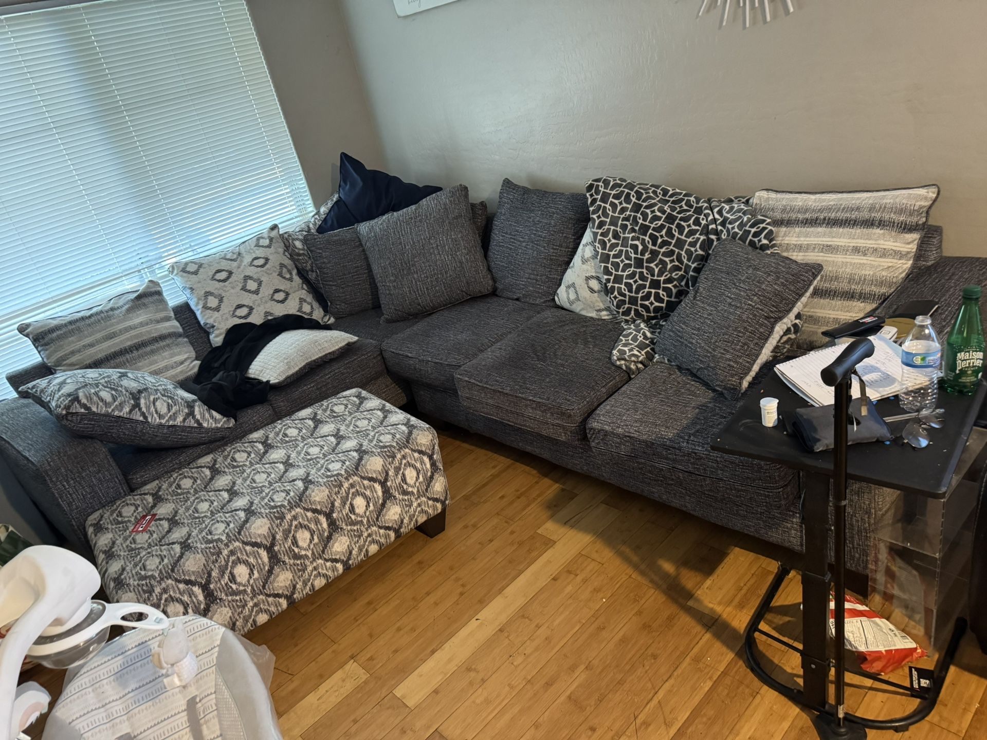 Couches Grey In Color