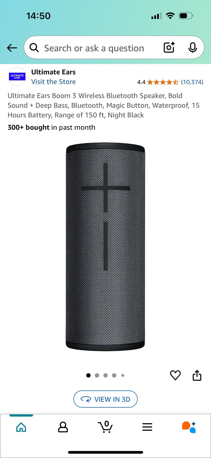 Boom 3 Bluetooth Speaker