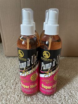 Bronner Brothers Pump It Up Spritz Gold Super Hold, 8 oz 