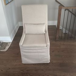 Custom Modern Slipcover  Dining Room Chairs