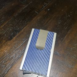 Plastic Card Wallet with Money Clip