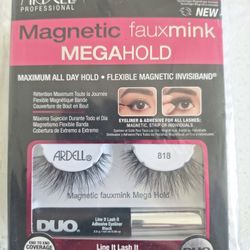 Ardell Meganetic Fauxmink Megahold, Eyelashes And Eyeliner 