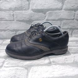 Men's Size 9M FootJoy FJ Originals Black Leathet 58166 Golf Shoes