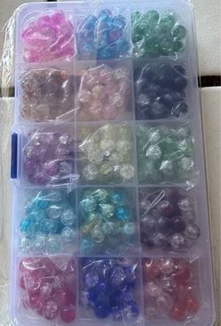 NEW- Round Clear Crafting Beads
