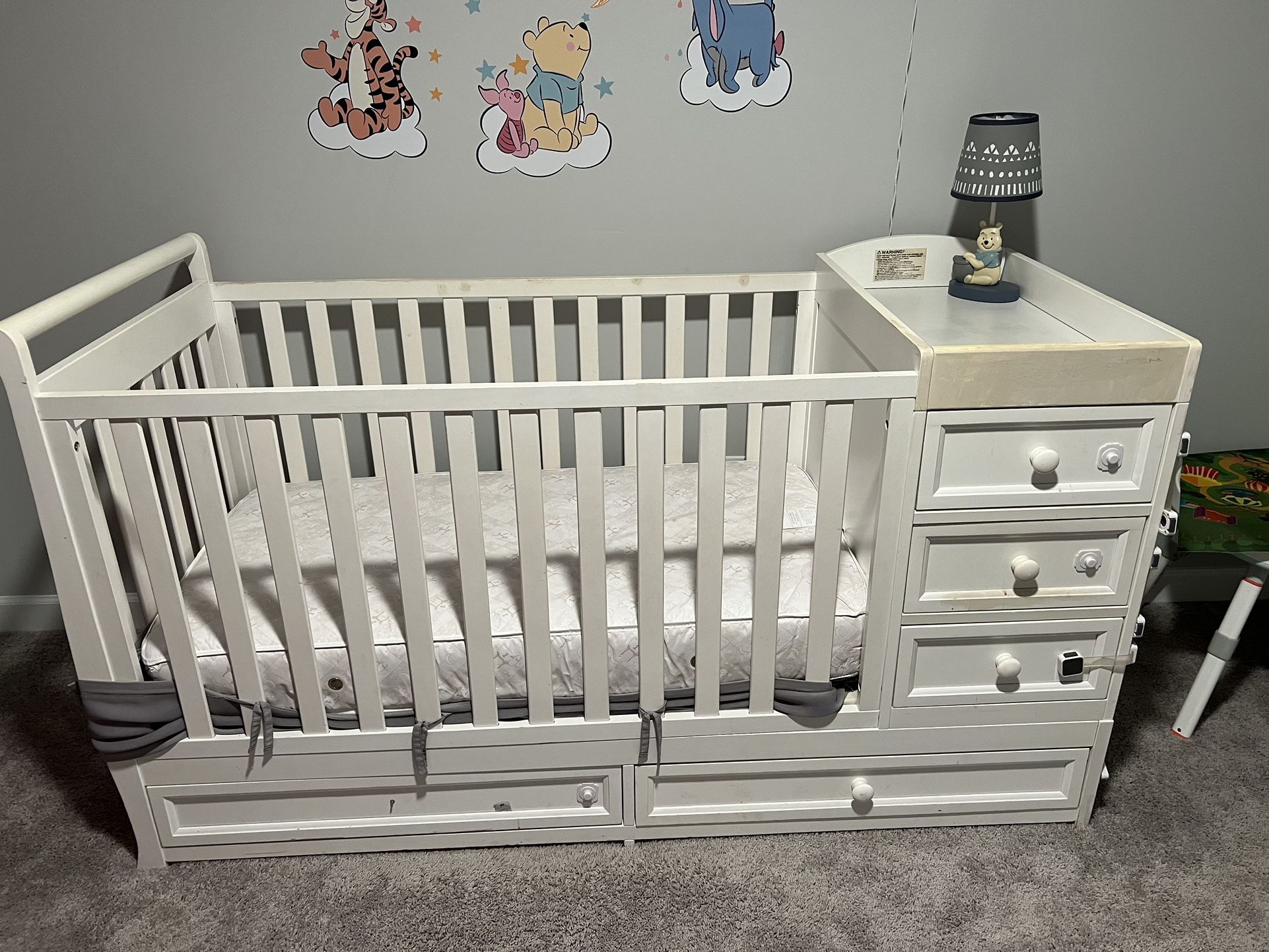 Used crib With Mattress  OBO