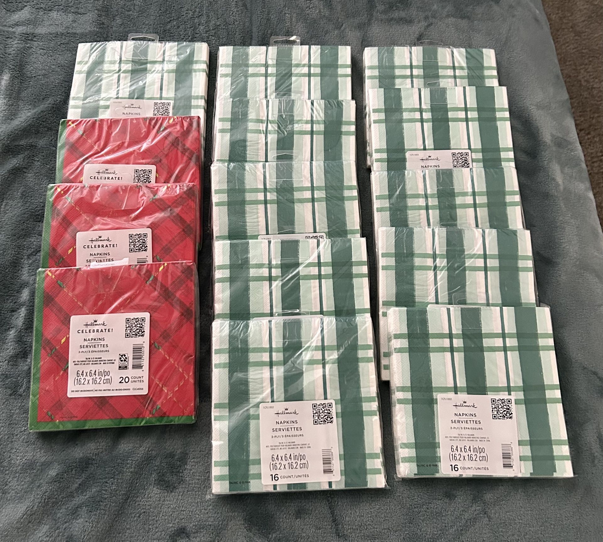 Lot of Hallmark 3-Ply Holiday Napkins. $10 for the lot