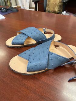 Huaraches de piel exotica original