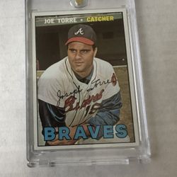 1967 Topps Joe Torre Baseball Card Ex Mint