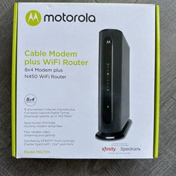 Motorola Cable Modem Plus Wi-Fi Router